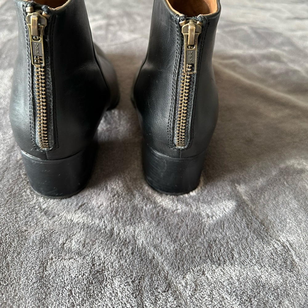 Black ankle boots